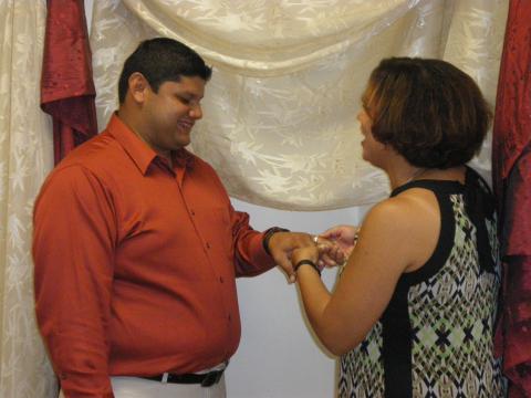 Jorge, JoAnna Campos and On Goes the Ring
