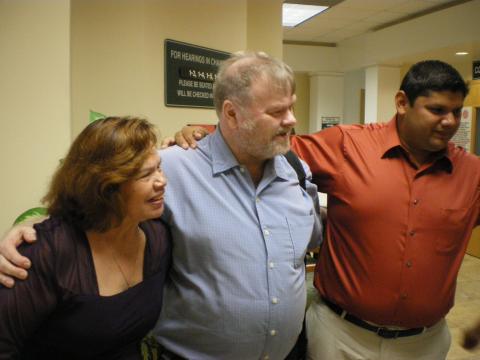 Hilda Casado, Ronald Norman and Jorge Campos