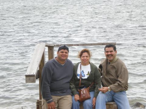 Hilda Casado With Her Two Sons, Jorge Campos and Freddy Garcia Sr. 10-18-2009