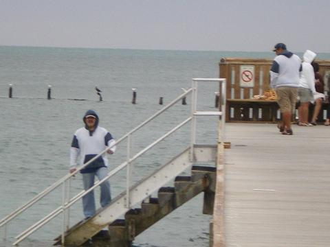 Freddy Garci Sr. at the End of the Pier 10-18-2009