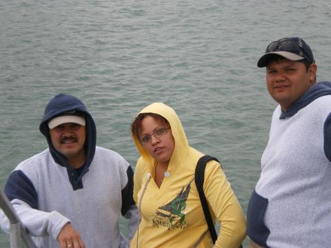 Freddy Garcia Sr., JoAnna and Jorge Campos 10-18-2009