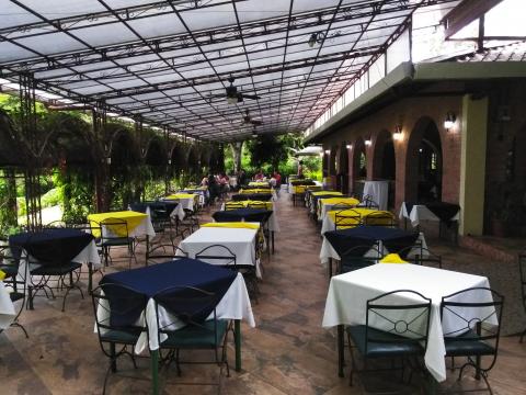 Restaurante La Casona Del Cafetal Open Air Dinning Area