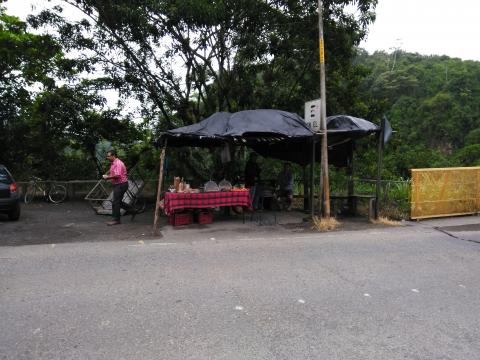 Small Food Stand by the Cashi Damn, Cashi, Costa Rica