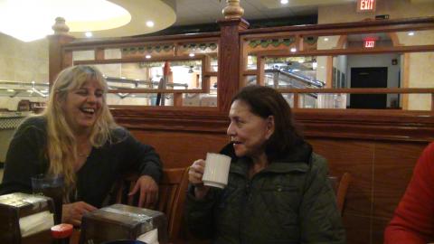 Lily Caceras and Myriam Norman