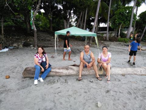 Manuel Antonio Beach, Costa Rica With Myriam Norman, Steven Strasburger, Marjorie Soto and Isaac Soto