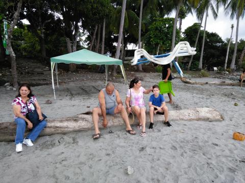 Manuel Antonio Beach, Costa Rica With Myriam Norman, Steven Strasburger, Marjorie Soto and Isaac Soto
