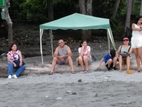 Manuel Antonio Beach, Costa Rica With Myriam Norman, Steven Strasburger, Marjorie Soto, Marilyn Soto, Nicole Soto and Isaac Soto