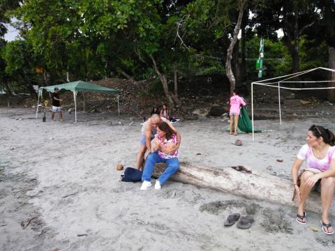 Manuel Antonio Beach, Costa Rica With Myriam Norman, Steven Strasburger, Marjorie Soto
