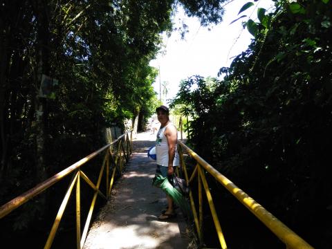 Steven Strasburger on the Path From the Main Street to the Parque Nacional Manuel Antonio Park, Costa Rica
