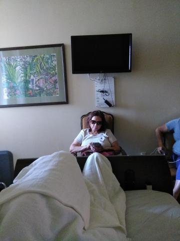Myriam Norman at the Rivera Health Resort