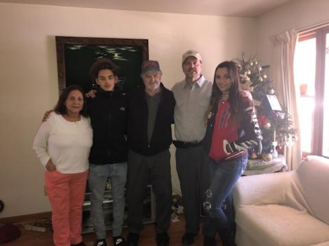 Myriam and Ronald Norman-Ronald-Christopher-Crystal Caceres 1-1-2018
