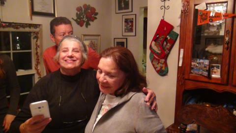 Myriam Norman, Her Son Jorge Quiros and Maria Speratti 