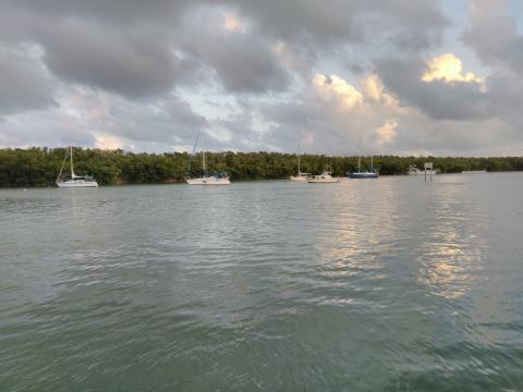 Saleboats Across From Gilbert's Resort 2-24-2018