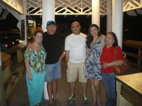 Sandra and Bill Rojas-Steven Strasburger-Marjorie Soto and Myriam Norman 12-30-2015(2)