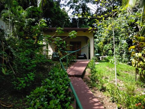 Pathway to The Falls Resort Hotel Rooms in Manuel Antonio, Costa Rica.